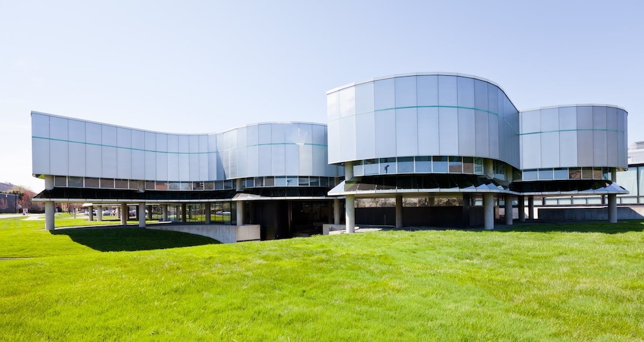 exterior view of corning museum of glass