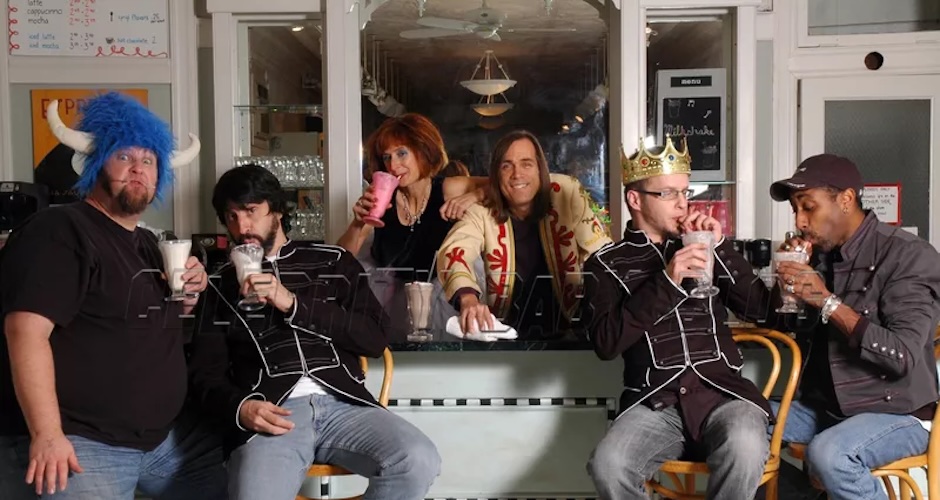 band milkshake at milkshake parlor 
