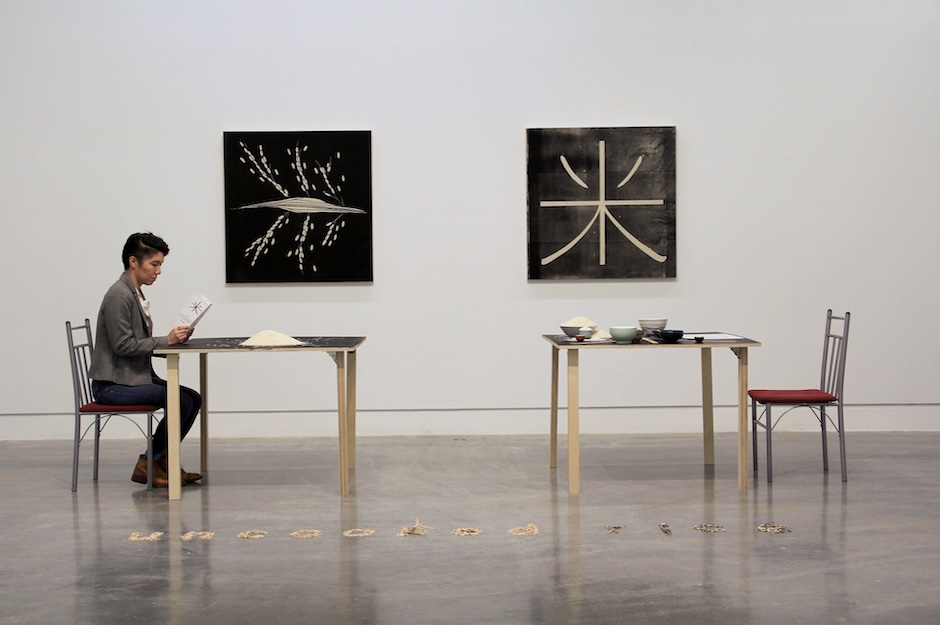 mixed media installation