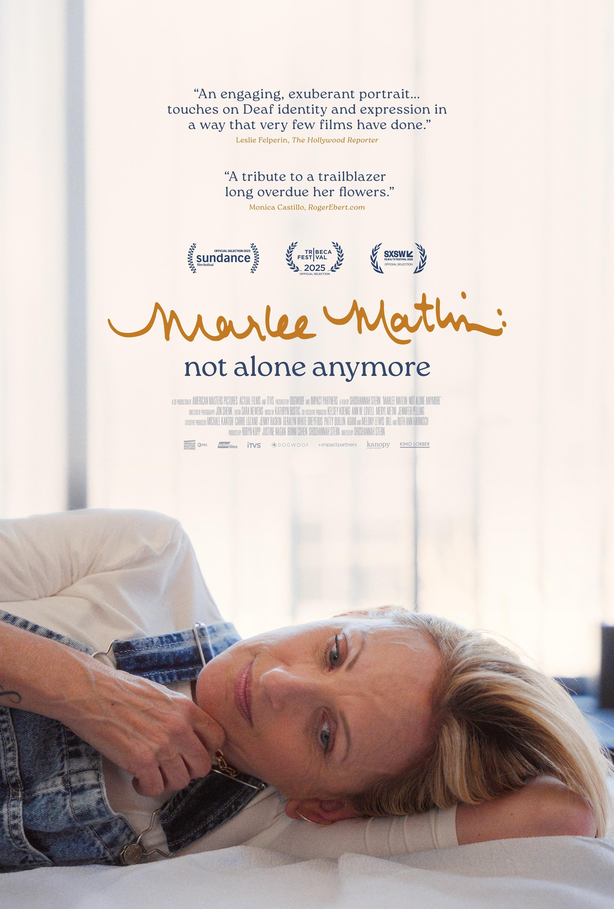 Marlee Matlin: Not Alone Anymore Movie Poster