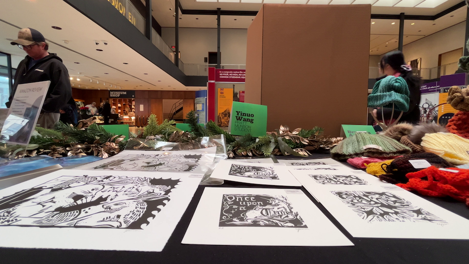 art prints for sale at holiday market