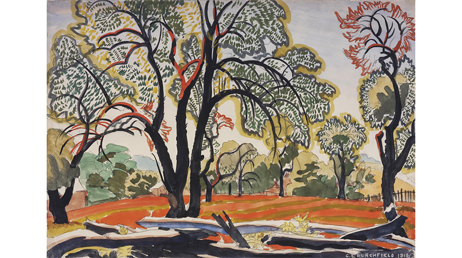 Decorative Landscape, Hot Morning Sunlight