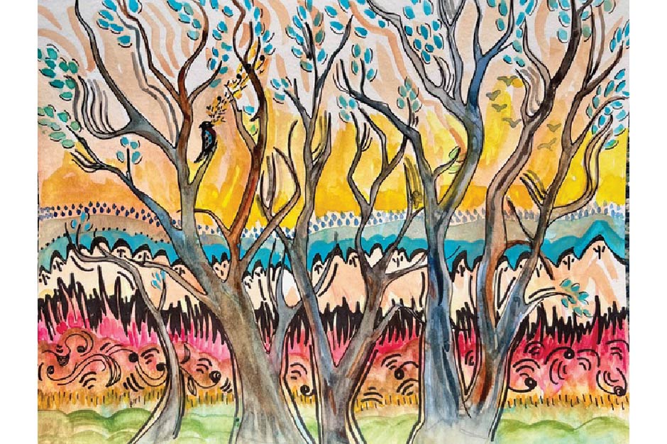 watercolors