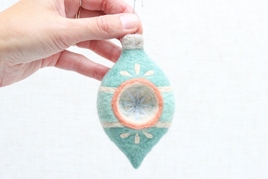 felted ornament