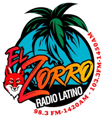 98.3FM & 103.3FM El Zorro Radio Latino Logo