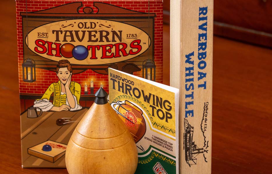 close up of victorian games