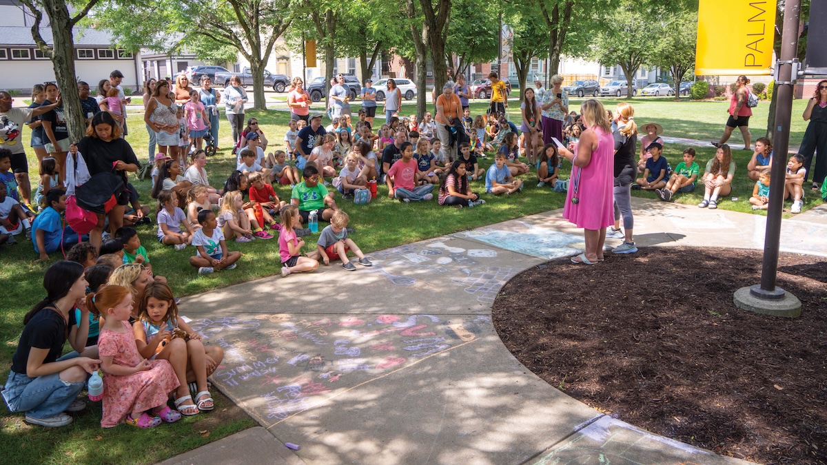 Arts Festival sidewalk chalk competition