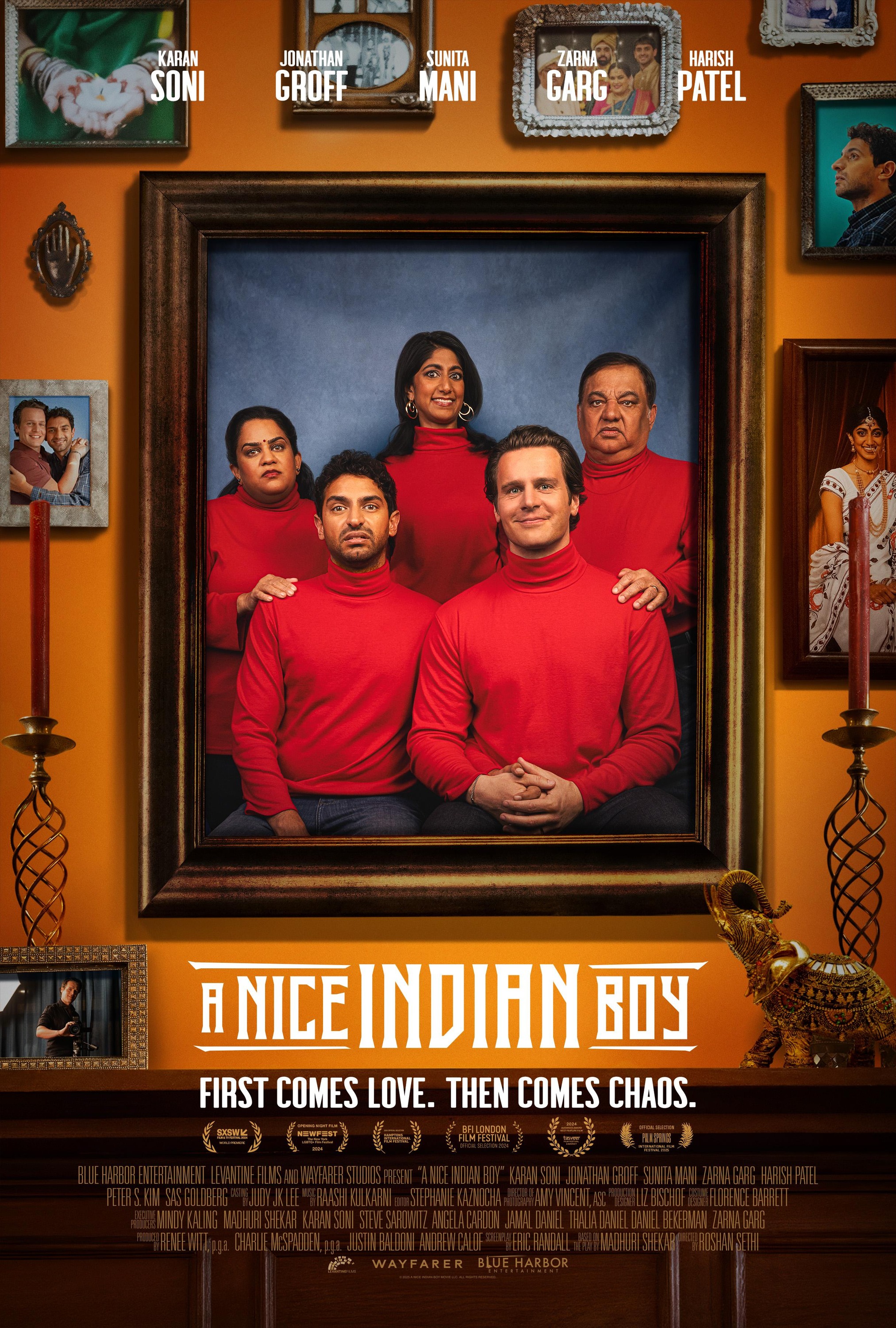 movie poster for a nice indian boy