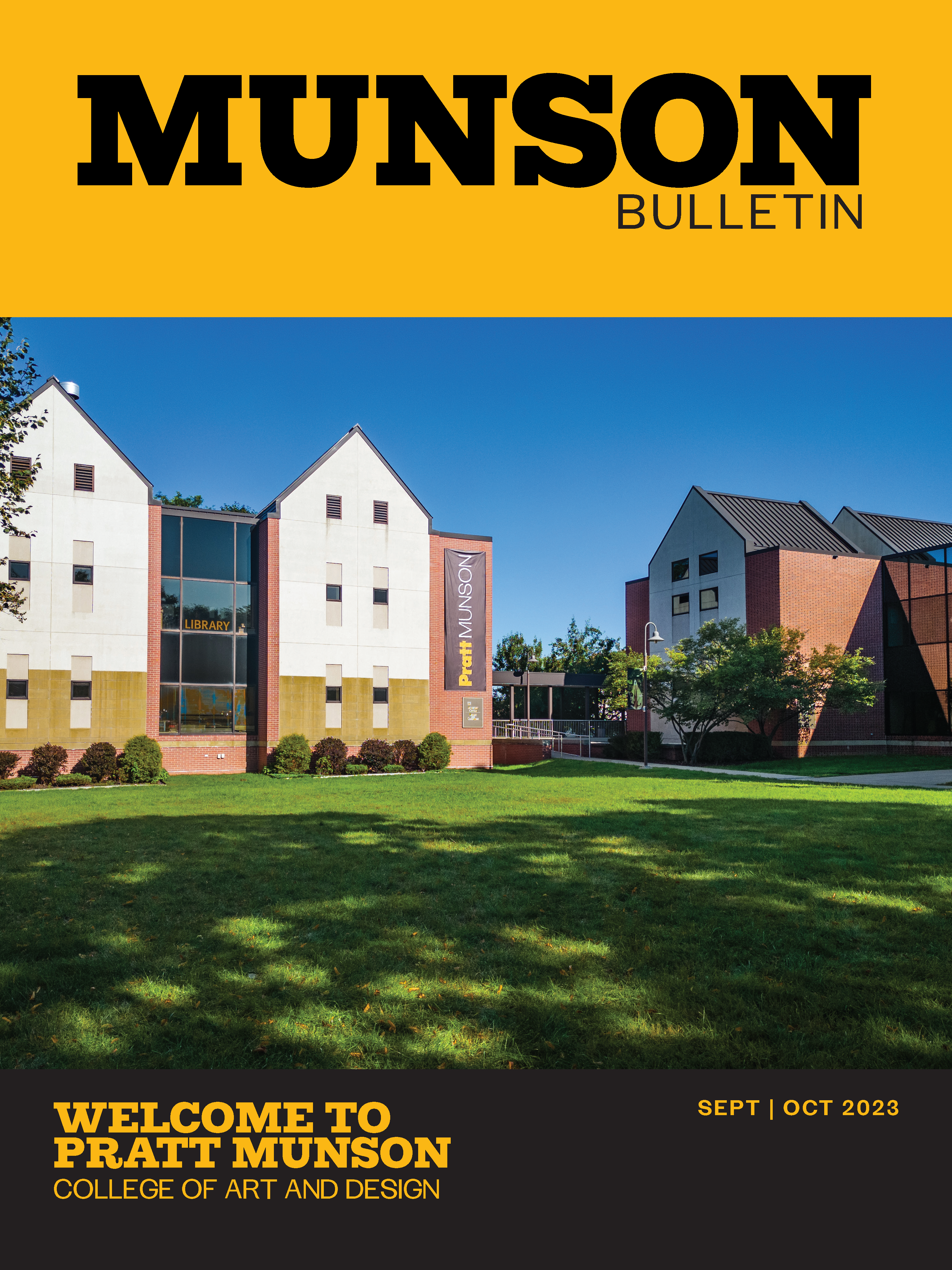 front page from Sept/oct 2023 munson bulletin