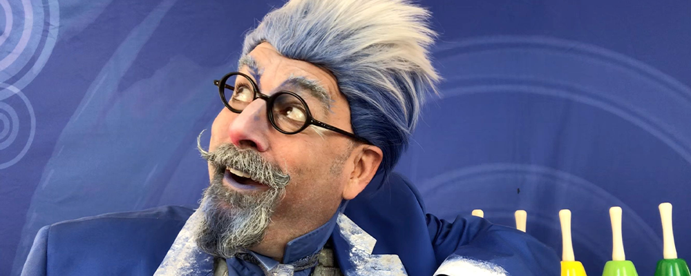 david engel dressed as jack frost character