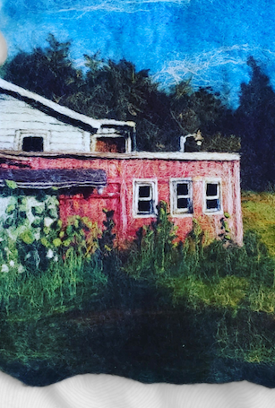 felted painting