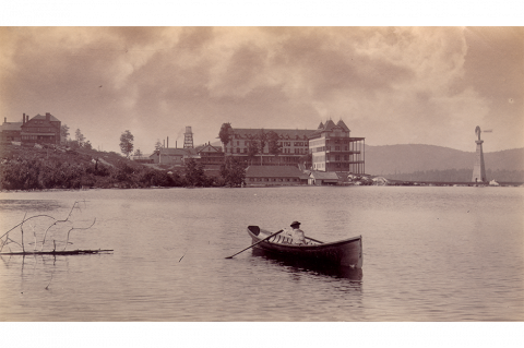 Seneca Ray Stoddard (1844-1917) Prospect House, Blue Mountain Lake Collection of the New York State Museum, H-1972.84.4